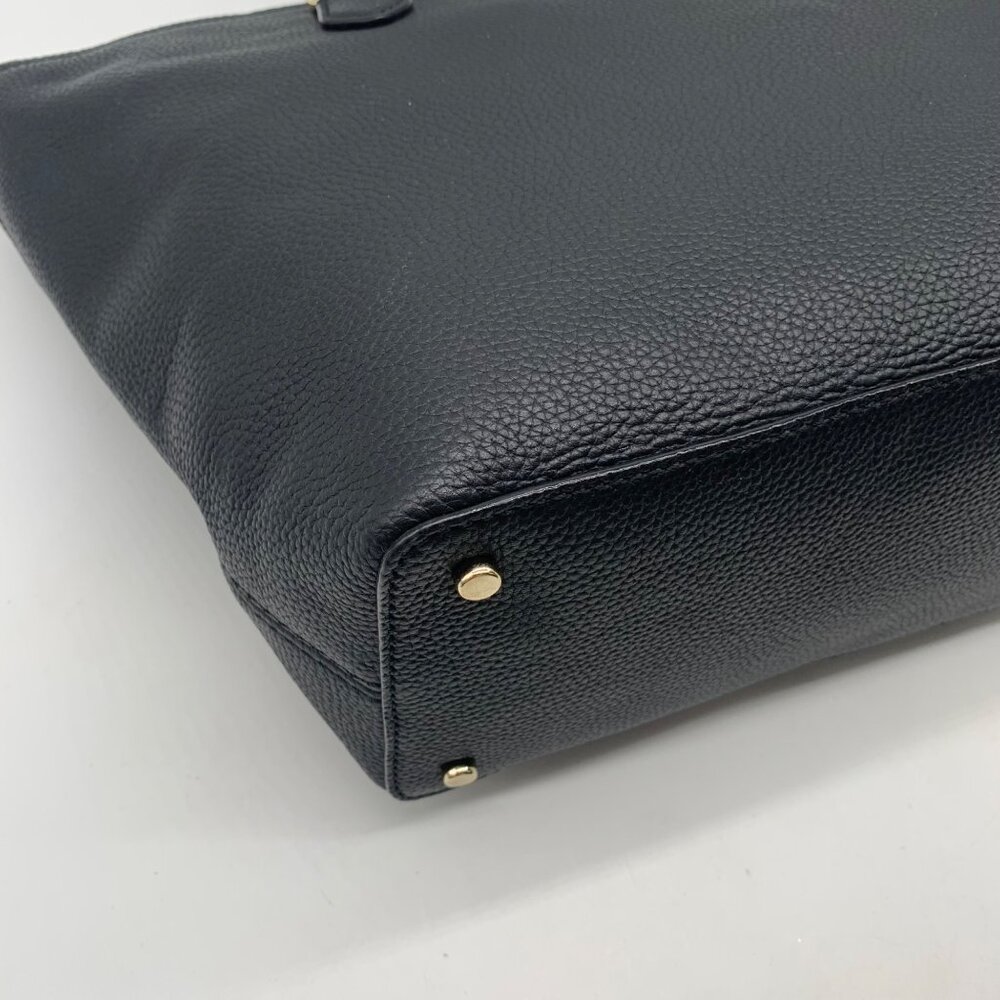 Kate Spade Jackson Street Black Leather Jana Tote - Picture 8 of 11